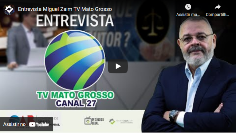 Entrevista MIguel Zaim TV Mato Grosso