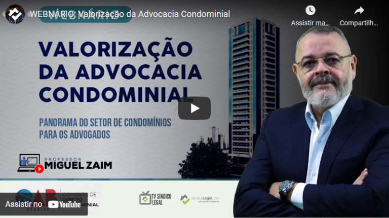 WEBNÁRIO: Valorização da Advocacia Condominial