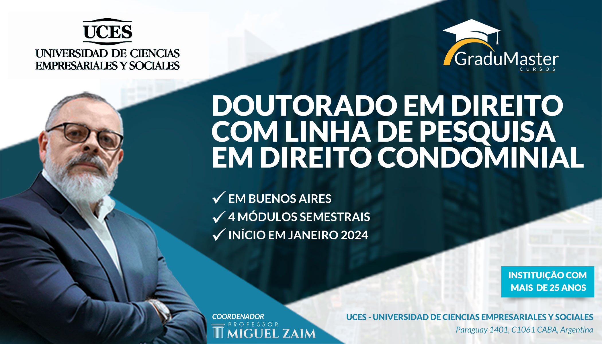 O curso, coordenado pelo advogado Miguel Zaim